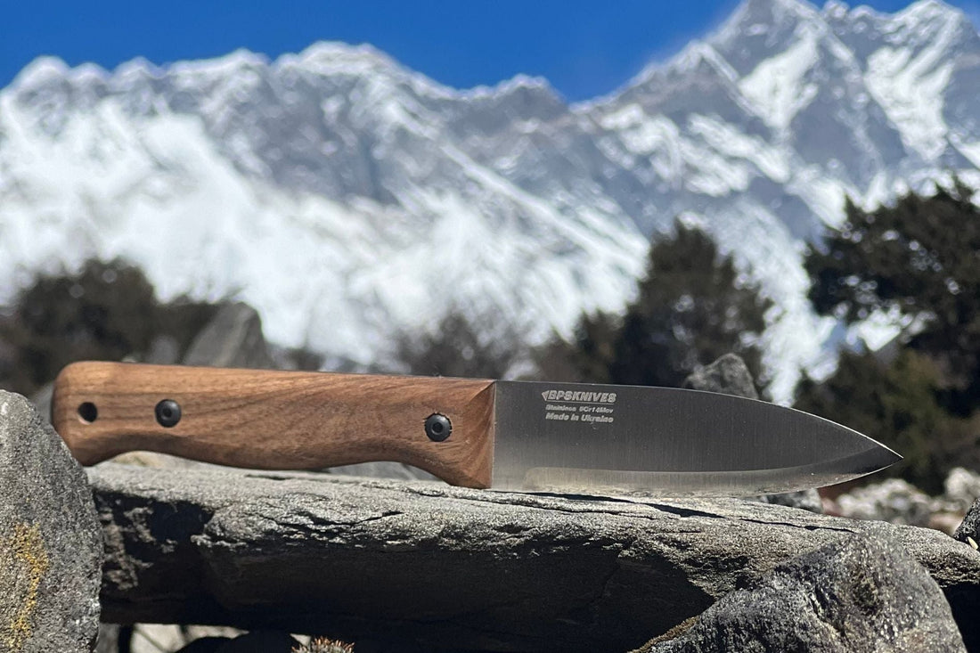 BPS Knives in the mountains of Nepal: testing Island Peak and Everest