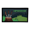 Patch rectangular “Three knives”