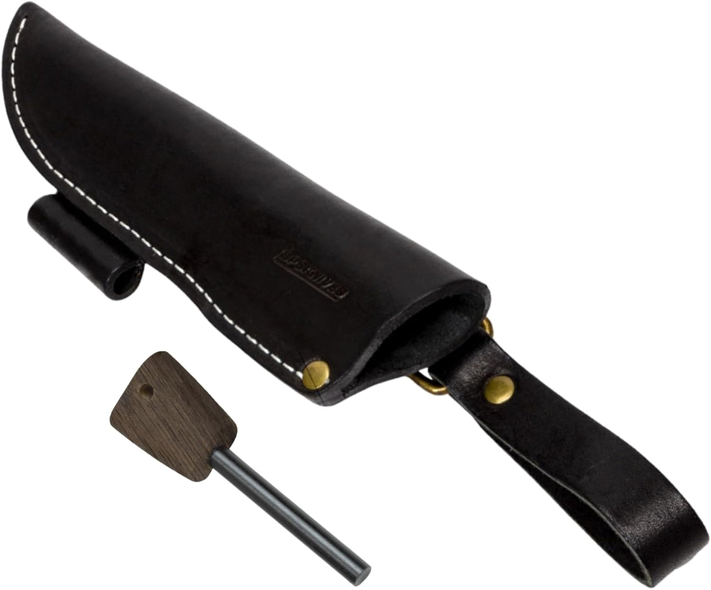 SHFerro Leather Sheath with Ferro Rod