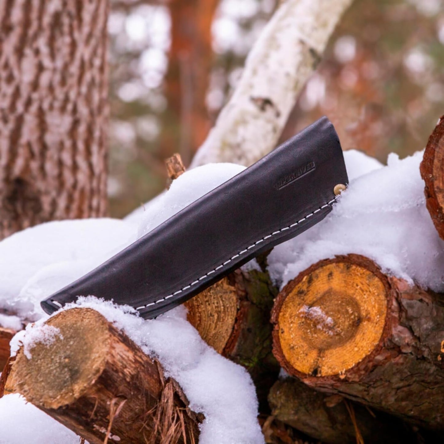 SHFerro Leather Sheath with Ferro Rod